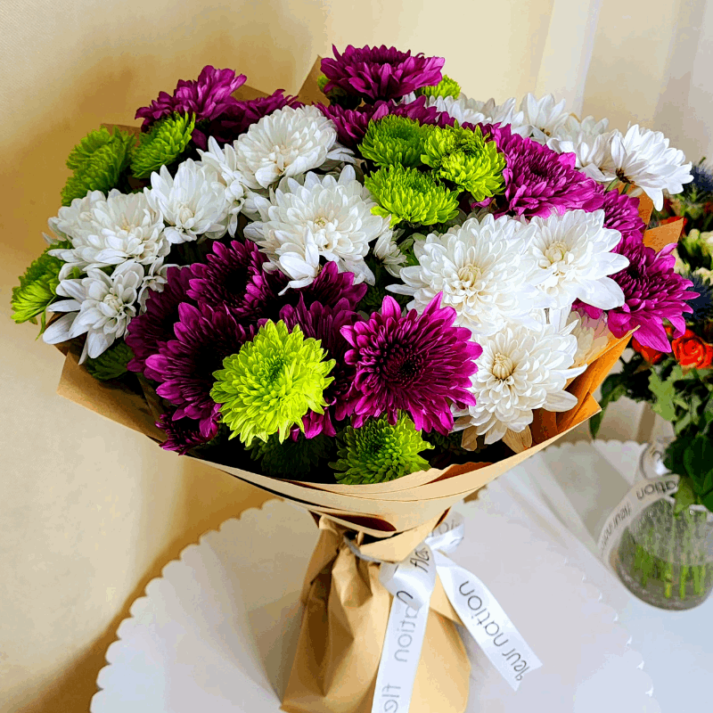 Shevanti - chrysanthemums - Fleur Nation - flowers, chocolates, cakes and gifts same day delivery in Dubai