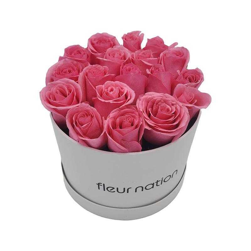 Bloom Box - Pink Roses - Fleur Nation - flowers, chocolates, cakes and gifts same day delivery in Dubai