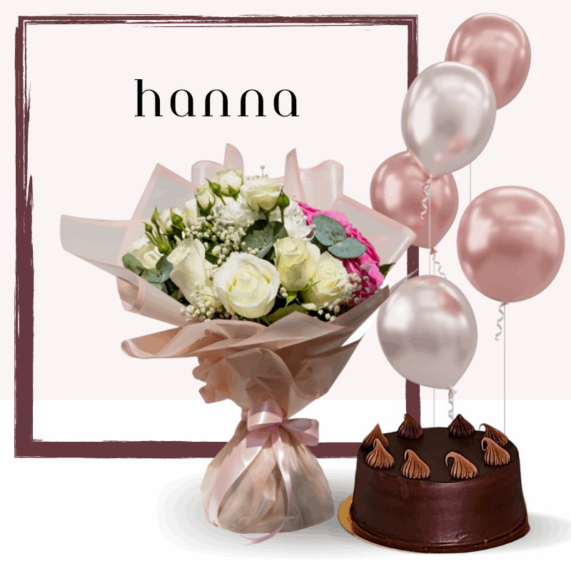 Hanna - Flowers, Cake & Balloons - Fleur Nation - flowers, chocolates, cakes and gifts same day delivery in Dubai