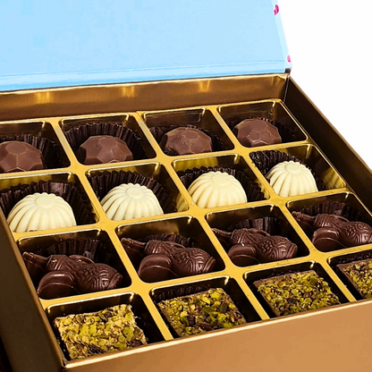 Assorted Belgian Chocolates (box of 16) - Fleur Nation - flowers, chocolates, cakes and gifts same day delivery in Dubai