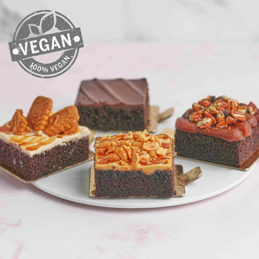 Vegan Brownie Box - Fleur Nation - flowers, chocolates, cakes and gifts same day delivery in Dubai