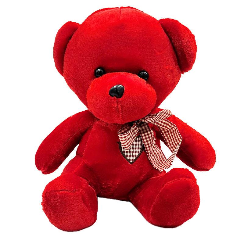 Red Plush Teddy - Medium - Fleur Nation - flowers, chocolates, cakes and gifts same day delivery in Dubai